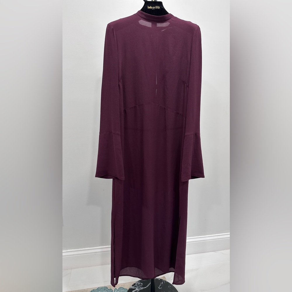 H&M Rich Purple Long Sleeve Dress